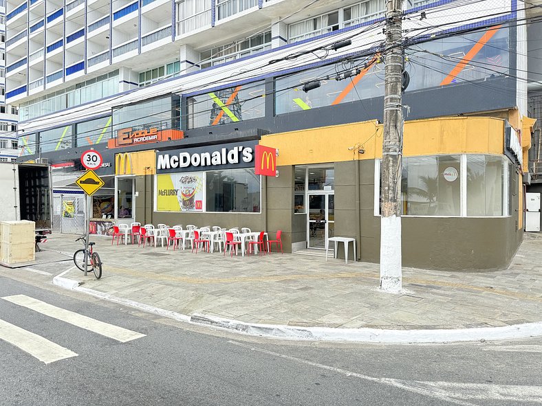 Apto frente ao mar na melhor localização da PG