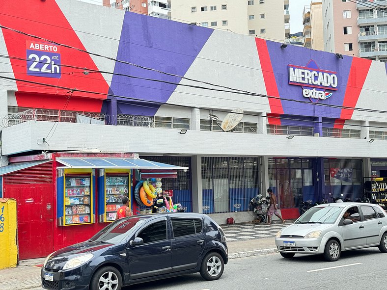 Apto frente ao mar na melhor localização da PG