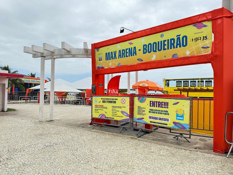 Beach House frente ao mar no melhor da PG