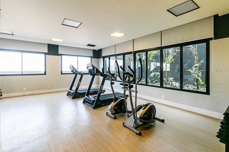 Studio 1km da Paulista, Academia e Piscina Rooftop