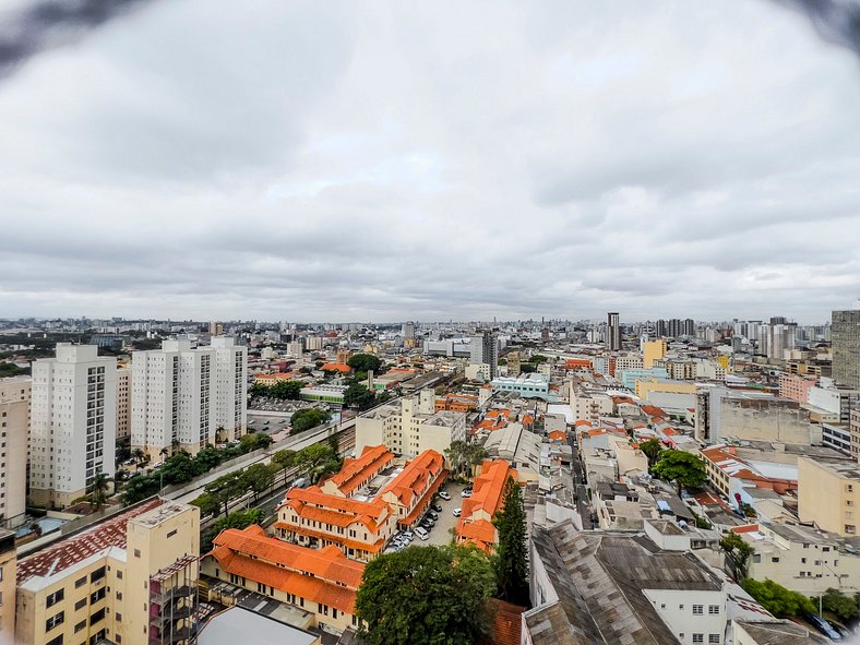 Studio TOP - Piscina e Rooftop - 1 min. do metrô